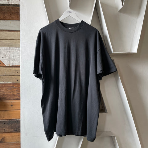 90’s Blank Black Tee - XXL