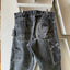 90’s Dickies Thrashed Black Dungarees - 34” x 26”