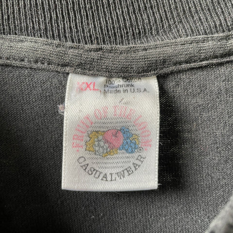 90’s Blank Black Tee - XXL