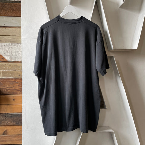 90’s Blank Black Tee - XXL