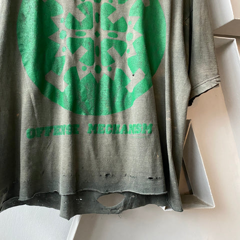 90's Thrashed & Cropped Type O Negative Tee - Large