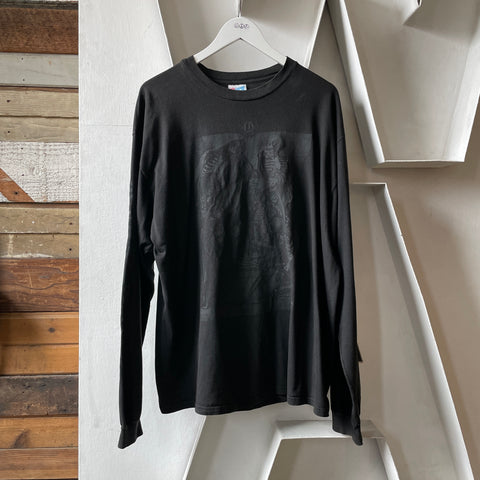 90’s Drastic Plastic Long Sleeve Tee - XL