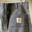 90’s Carhartt Faded Black Dungarees - 33” x 27”