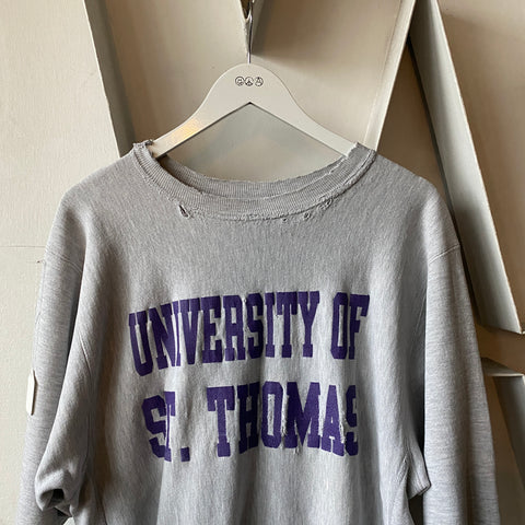 90’s Reverse Weave St. Thomas Crew - XL