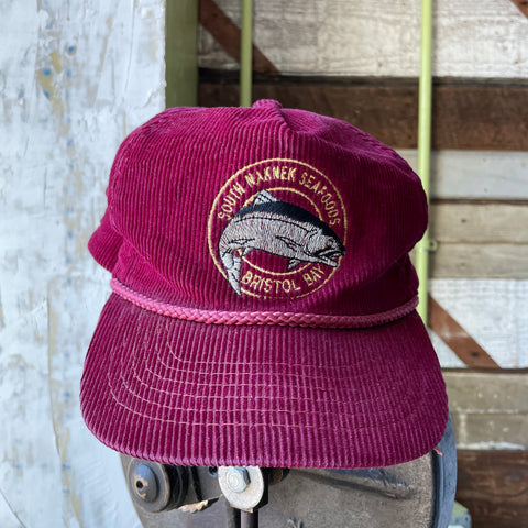 80’s Corduroy Seafood Snapback Hat - OS