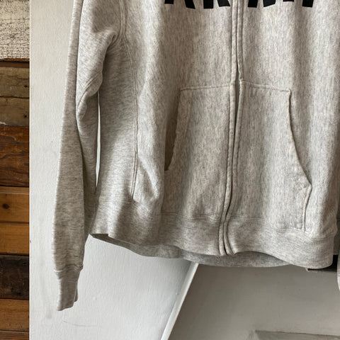 80's Army Zip-Up Sweat - Large