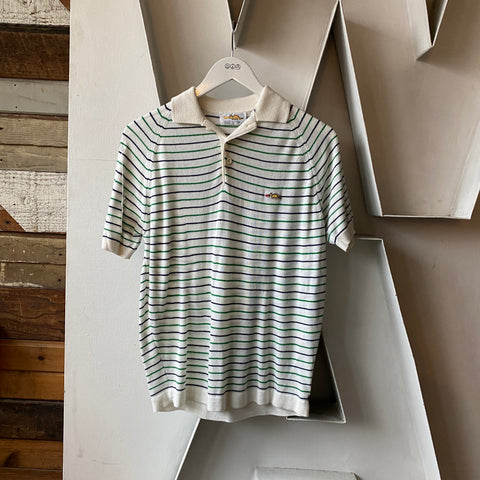 80’s Sears Knit Polo Shirt - Medium
