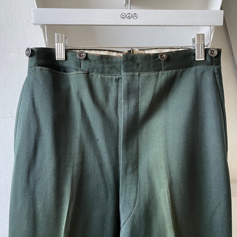 30’s Buckle Back Trousers - 28” x 30.5”