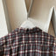 60's Loop Collar Flannel Button Shirt - Medium