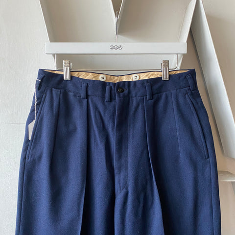 40’s Pleated Wool Trousers - 32” x 29.5”