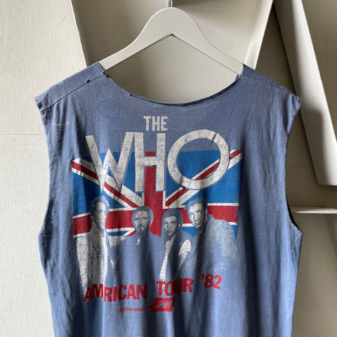 ‘82 The Who Thrashed Tour Chopped Tee - Medium