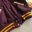 Lesley Knitting Co Burgundy Varsity Jacket - M/L