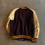 Lesley Knitting Co Burgundy Varsity Jacket - M/L