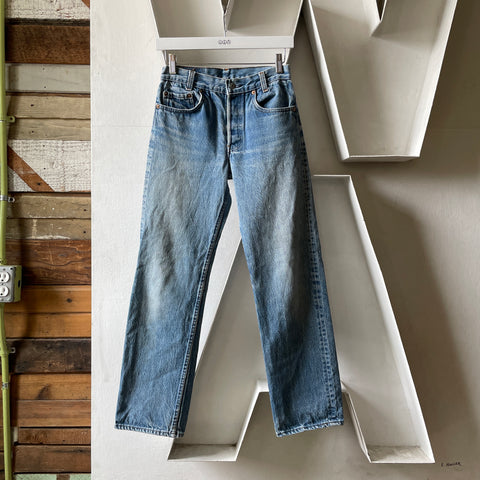 90’s Faded Levi’s 701 - 26” x 28”