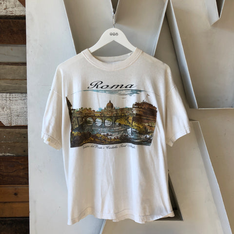 90's Tourist Rome tee - XXL (Fits Boxy Med/Large)