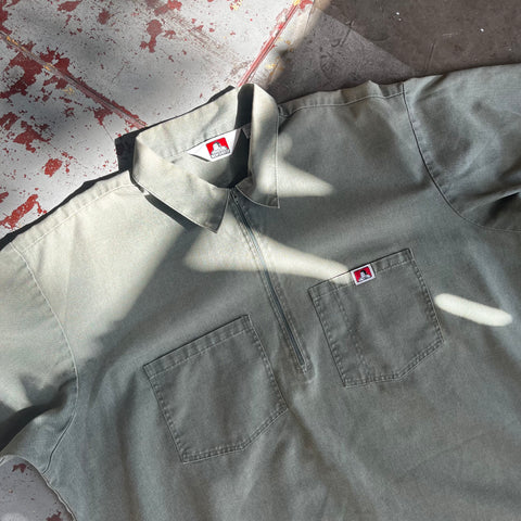 80’s Ben Davis 1/3 Zip Shirt - XL