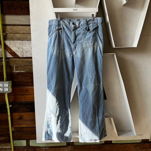 80’s Corduroy Flare Trousers - 36” x 30.5”