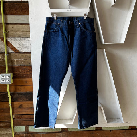80’s Unwashed Wrangler Denim - 35” x 31”
