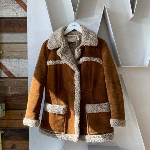 80's Schott Rancher Suede Jacket - Small