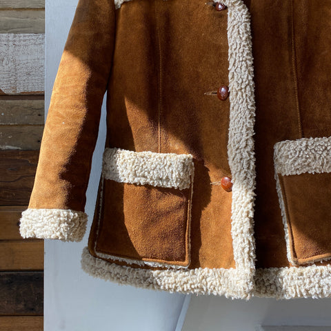 80's Schott Rancher Suede Jacket - Small