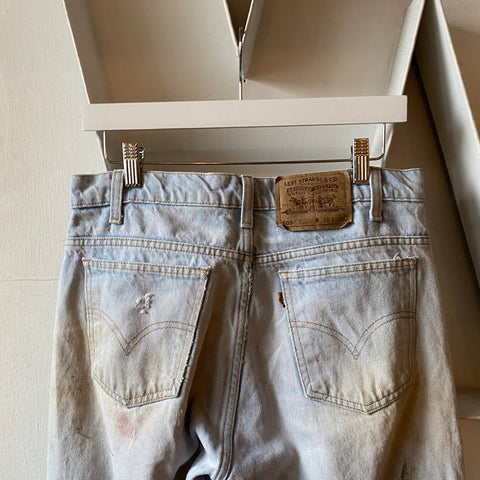 80's Levi’s 505 Orange Tabs - 31” x 29”
