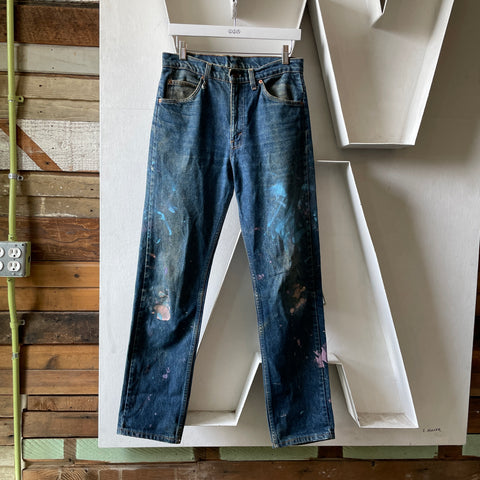 90’s Orange Tab Levi’s Painted 505 - 30” x 31”