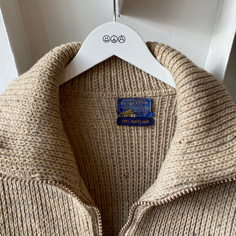 80's Pendleton Big Collar Sweater - Medium