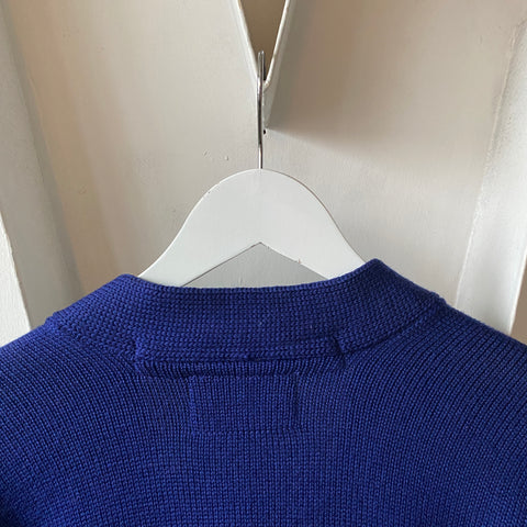 60’s Smithee Varsity Wool Cardigan - Large