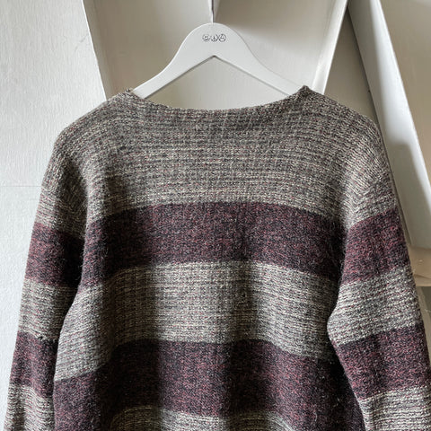 60’s Boat Neck Grunge Sweater - Large