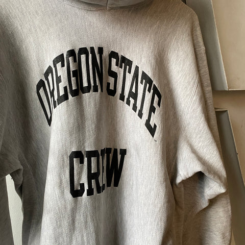 90’s OSU Crew Reverse Weave Parka - XL