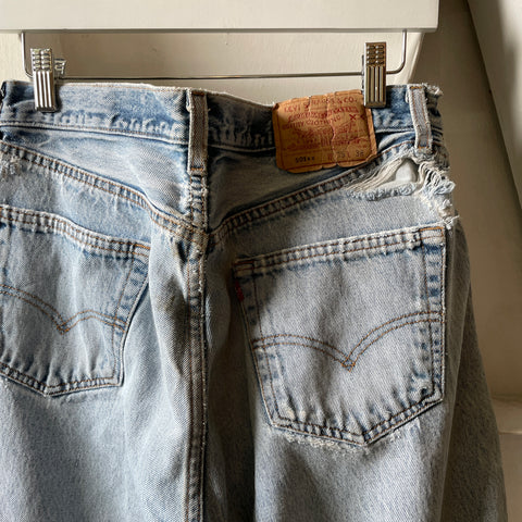 90’s Levi’s Thrashed 501 - 32” x 33”