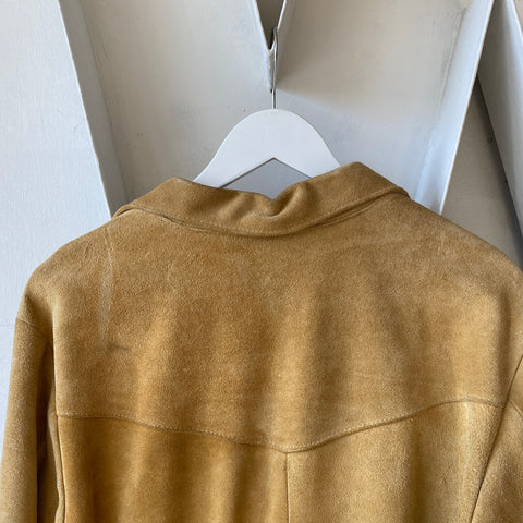 60's Leather Smock Coat - Small/Medium