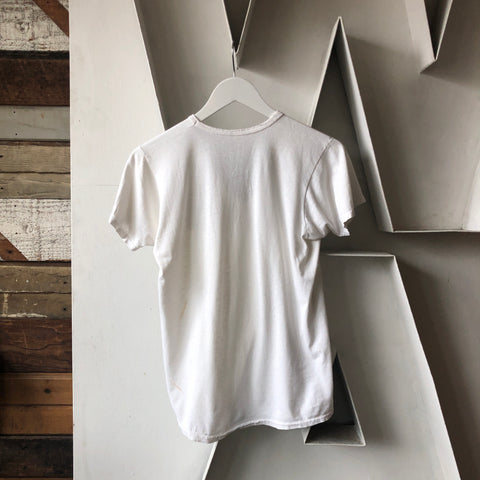 80's Fruit of The loom V-Neck - Medium (Slim)