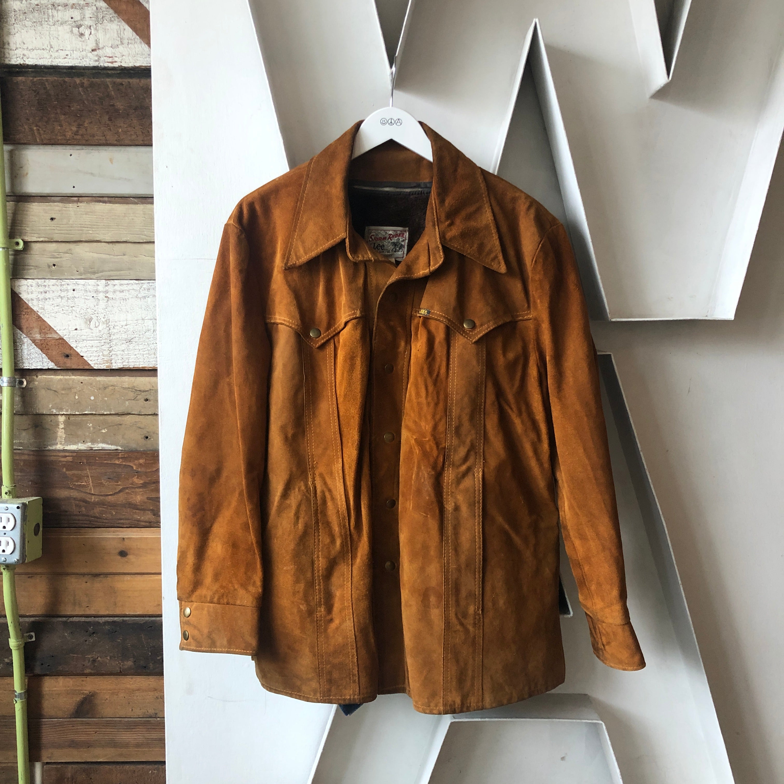 70's Lee Storm Rider Suede Jacket - L/XL – Kissing Booth