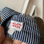 60’s Hickory Stripe Cap - Large