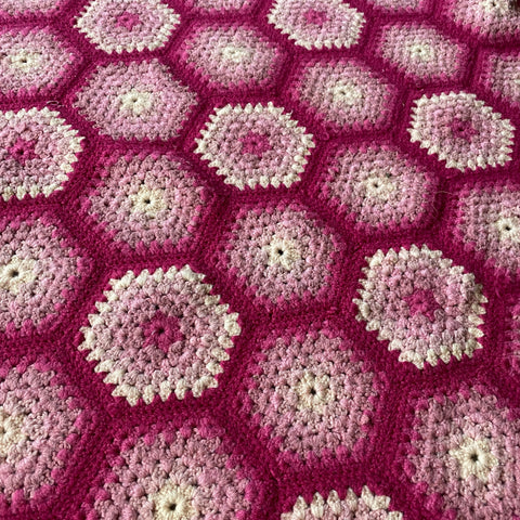 60’s Wool Throw Blanket - 3' x 5'