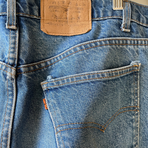 80’s Orange Tab Levi’s - 35” x 32”