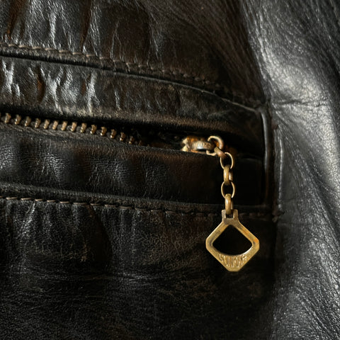 50’s Front Quarter Leather Jacket - Medium