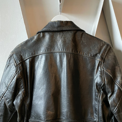50’s Front Quarter Leather Jacket - Medium