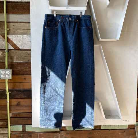 80’s Dark Wash Levi's 501 Denim - 36” x 31.5”