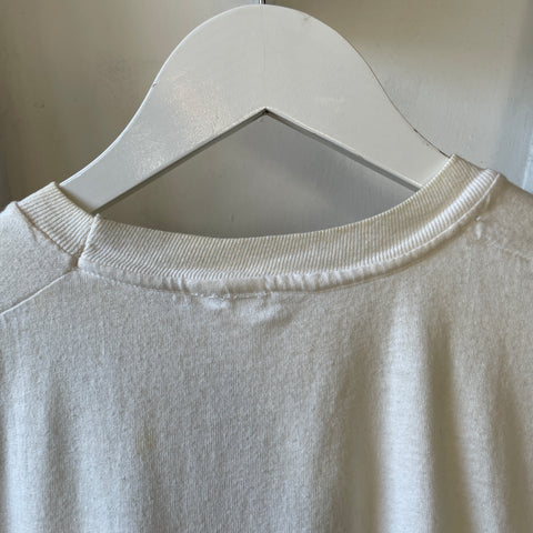 90’s Blank White Tee - Small