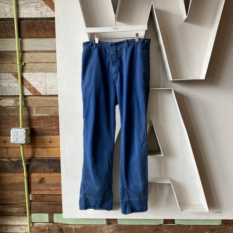 Buckle Back French Work Pants - 32” x 29.5”