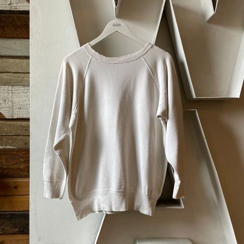 60’s Cotton Crewneck Sweatshirt - XL