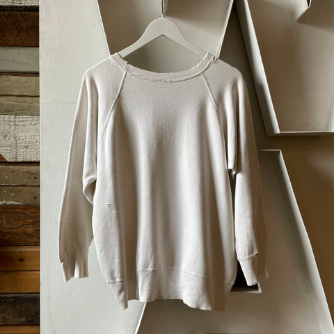 60’s Cotton Crewneck Sweatshirt - XL