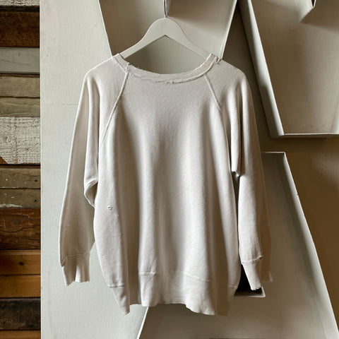 60’s Cotton Crewneck Sweatshirt - XL
