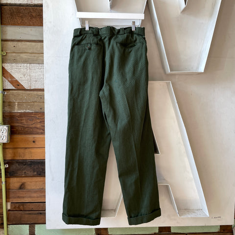 50’s Whipcord Trousers - 30” x 29”