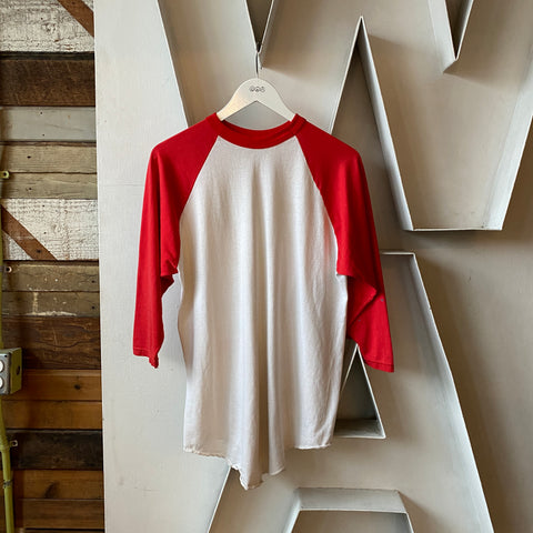 80’s Blank Raglan Tee - Large