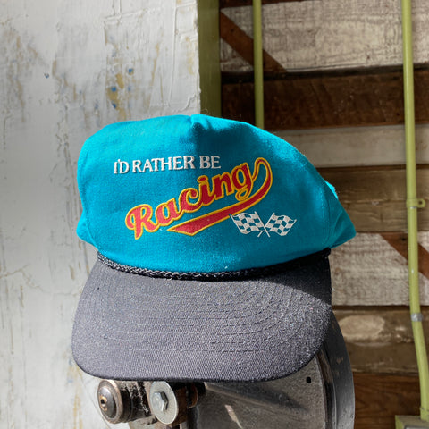 80's I’d Rather Be Racing Cap - OS