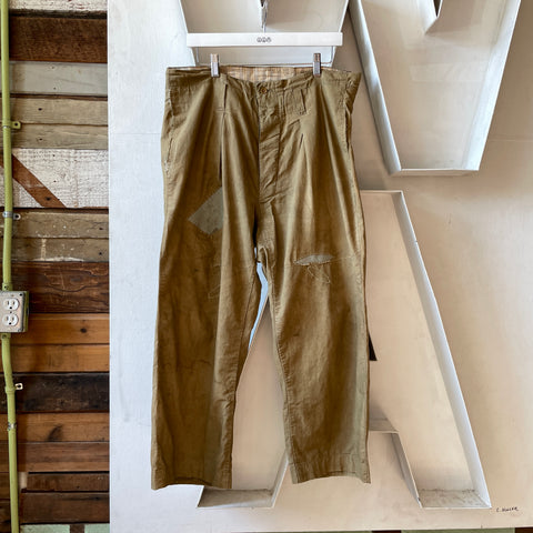 Antique Japanese Work Pants - 35" x 25"