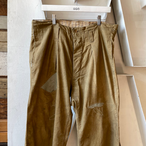 Antique Japanese Work Pants - 35" x 25"